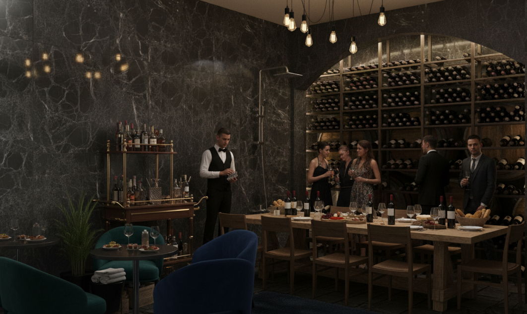 Gạch Vân Đá Đen – Xu Hướng Thiết Kế Nội Thất Sang Trọng Trong Không Gian Hiện Đại