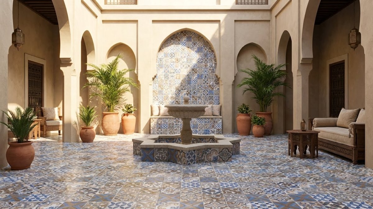 Gạch Hoạ Tiết Địa Trung Hải – Giải pháp “tạo điểm nhấn” cho biệt thự & hospitality