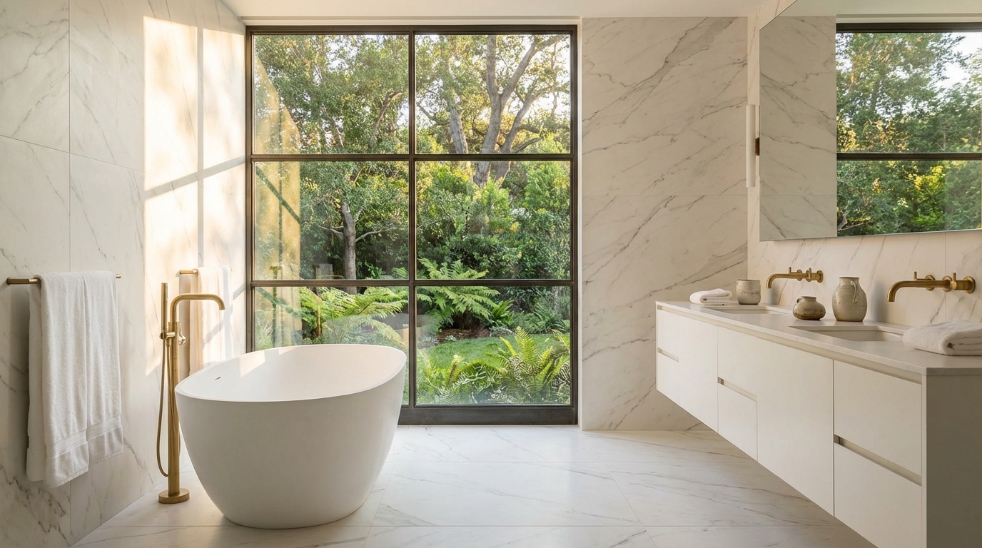 15 Ý Tưởng Gạch Ốp Nhà Tắm Đột Phá: Biến Không Gian Phụ Thành Kiệt Tác Cùng FTILES