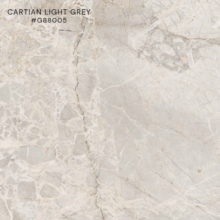 FTILES 800X800 CARTIAN LIGHT GREY  G88005