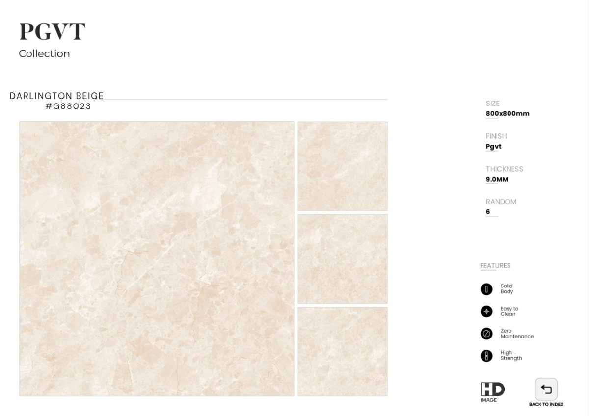 FTILES 800X800 DARLINGTON BEIGE  G88023