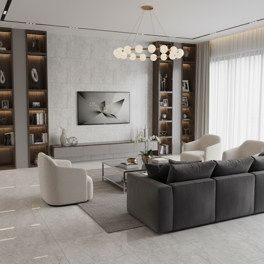 FTILES 800X800 ELEGANCE GREY G88010