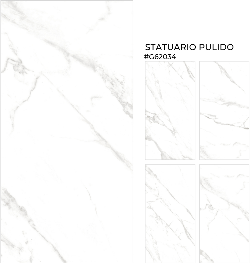 FTILES 600X1200 STATUARIO PULIDO G62034