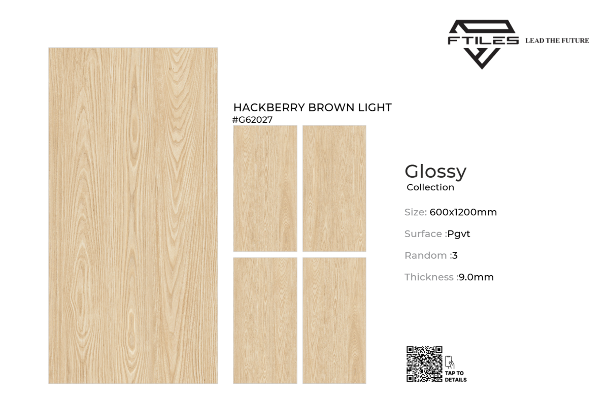 FTILES 600X1200 HACKBARRY BROWN LIGHT G62027