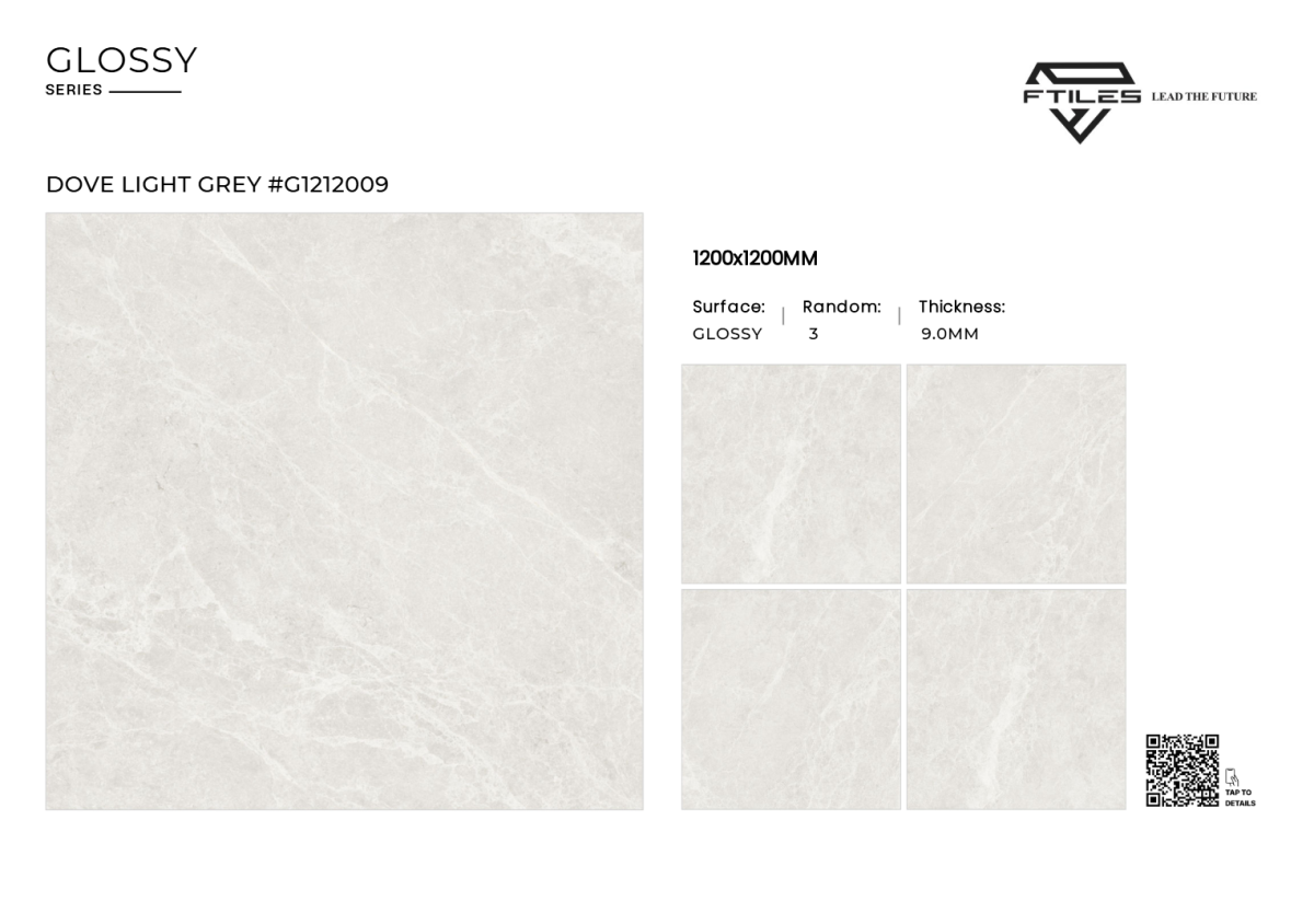 FTILES 1200X1200 Dove Light Grey G1212009