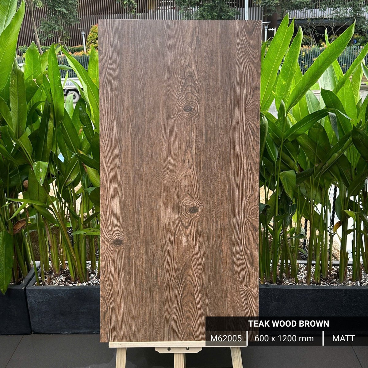 FTILES 600X1200 TEAK WOOD BROWN M62005